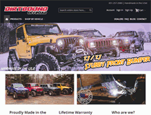 Tablet Screenshot of dirtboundoffroad.com